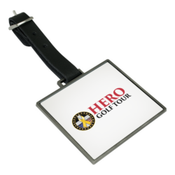 Rectangular Metal Bag Tag