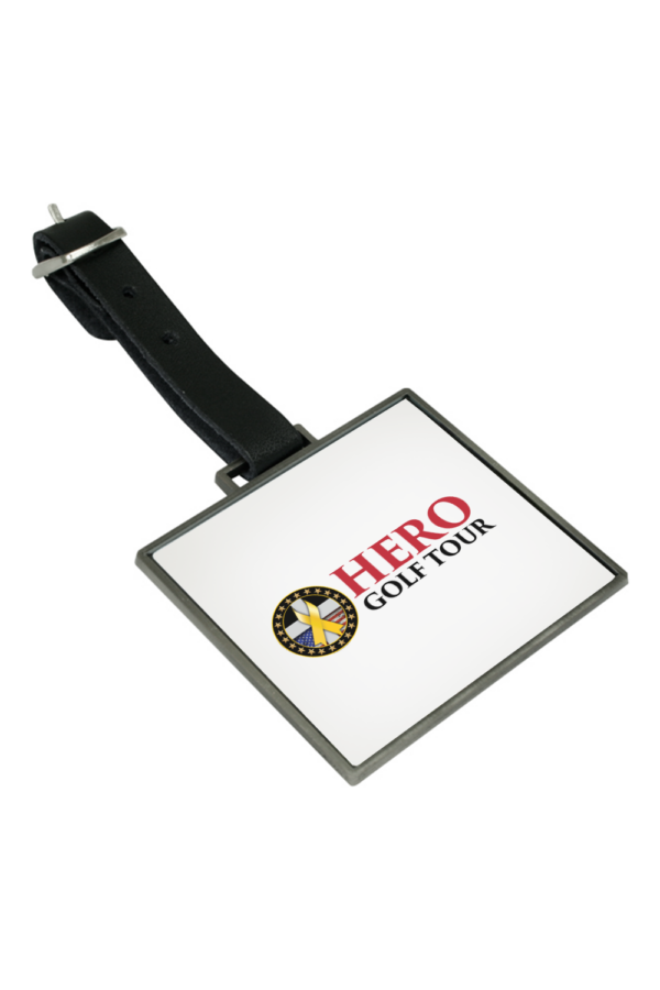 Rectangular Metal Bag Tag